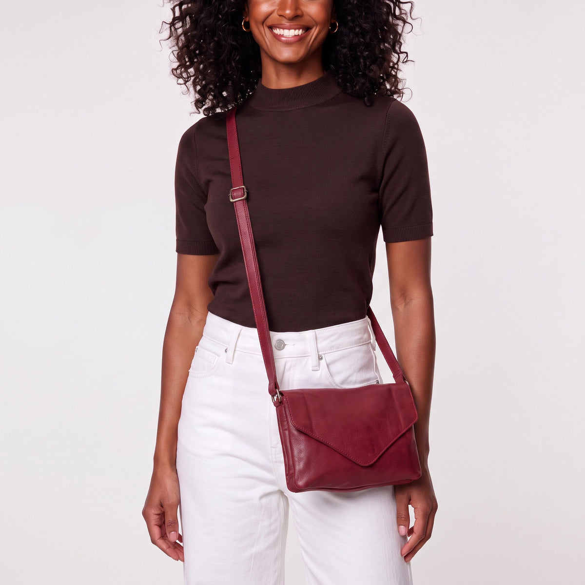 Harbor Leather Crossbody Bag