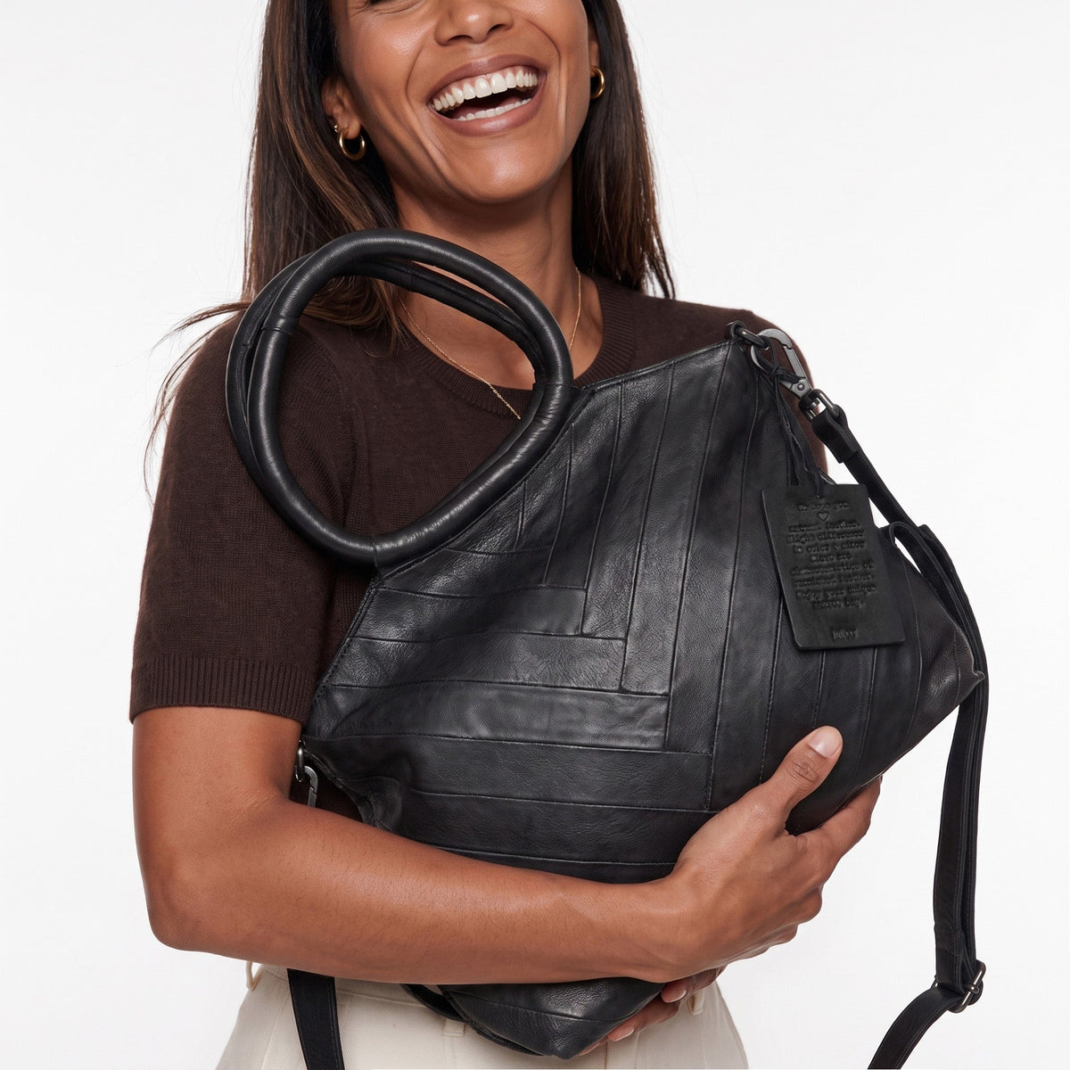Dalton Leather Crossbody Bag