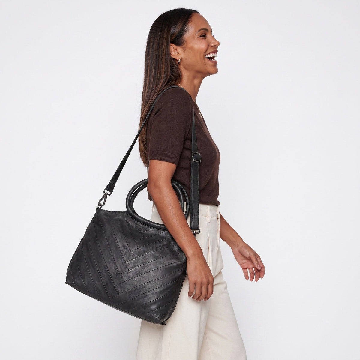Dalton Leather Crossbody Bag