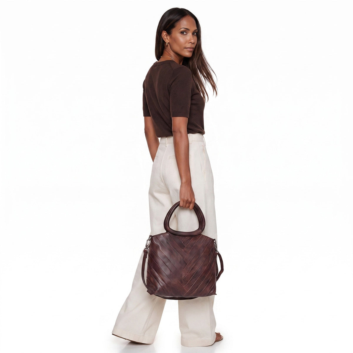 Dalton Leather Crossbody Bag