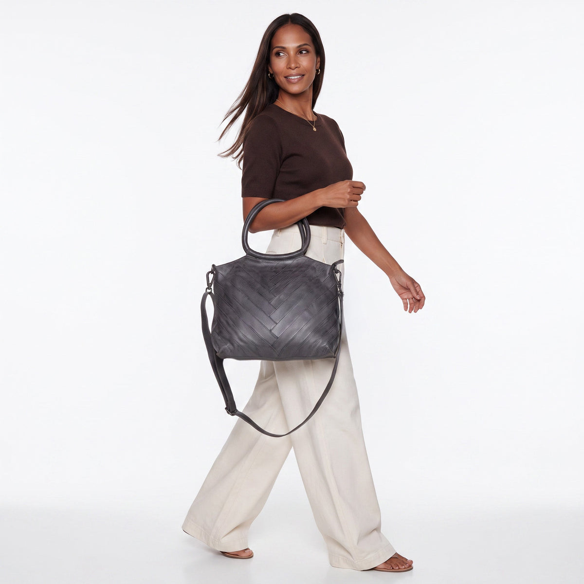 Dalton Leather Crossbody Bag