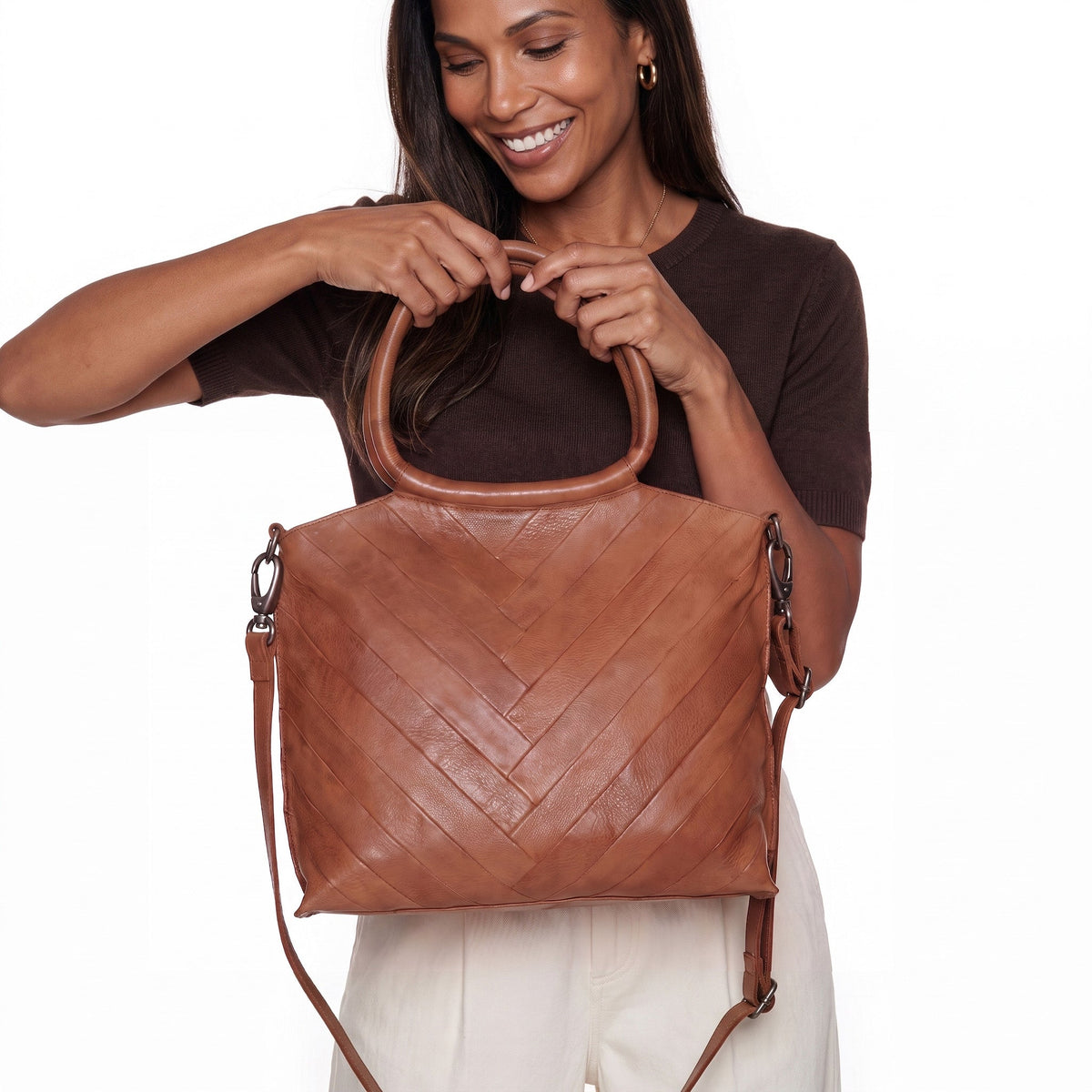 Dalton Leather Crossbody Bag