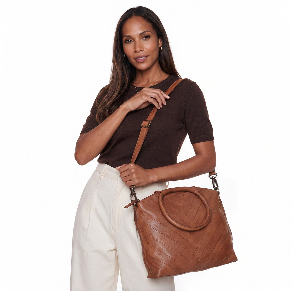 Dalton Leather Crossbody Bag