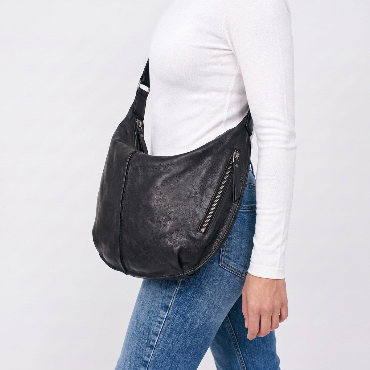 Jackson Leather Crossbody Bag