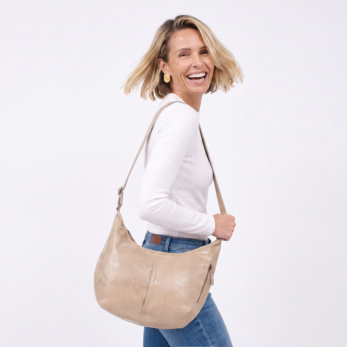 Jackson Leather Crossbody Bag