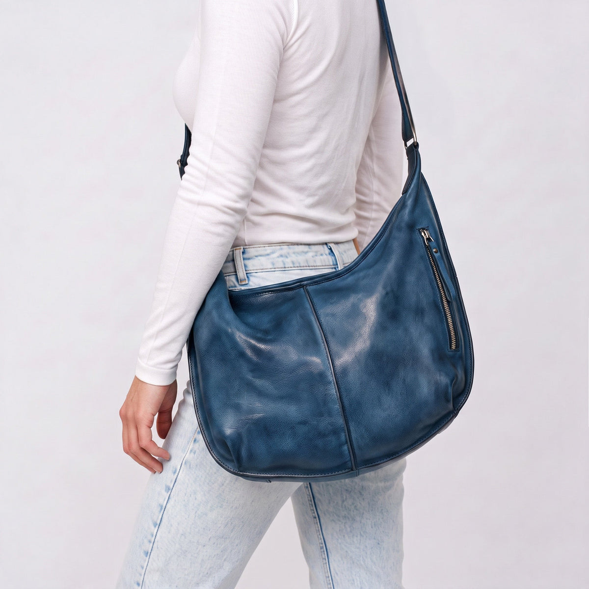 Jackson Leather Crossbody Bag