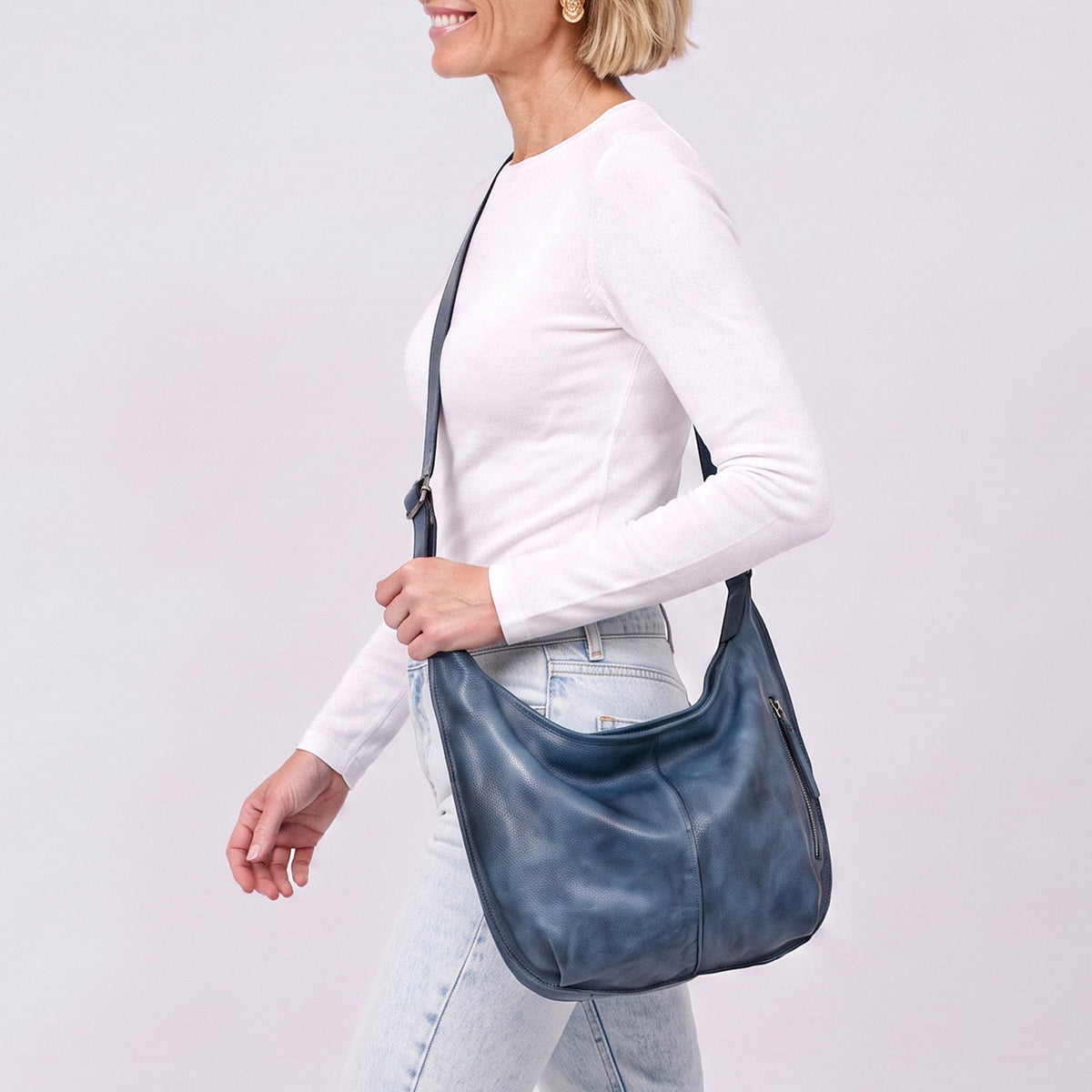 Jackson Leather Crossbody Bag