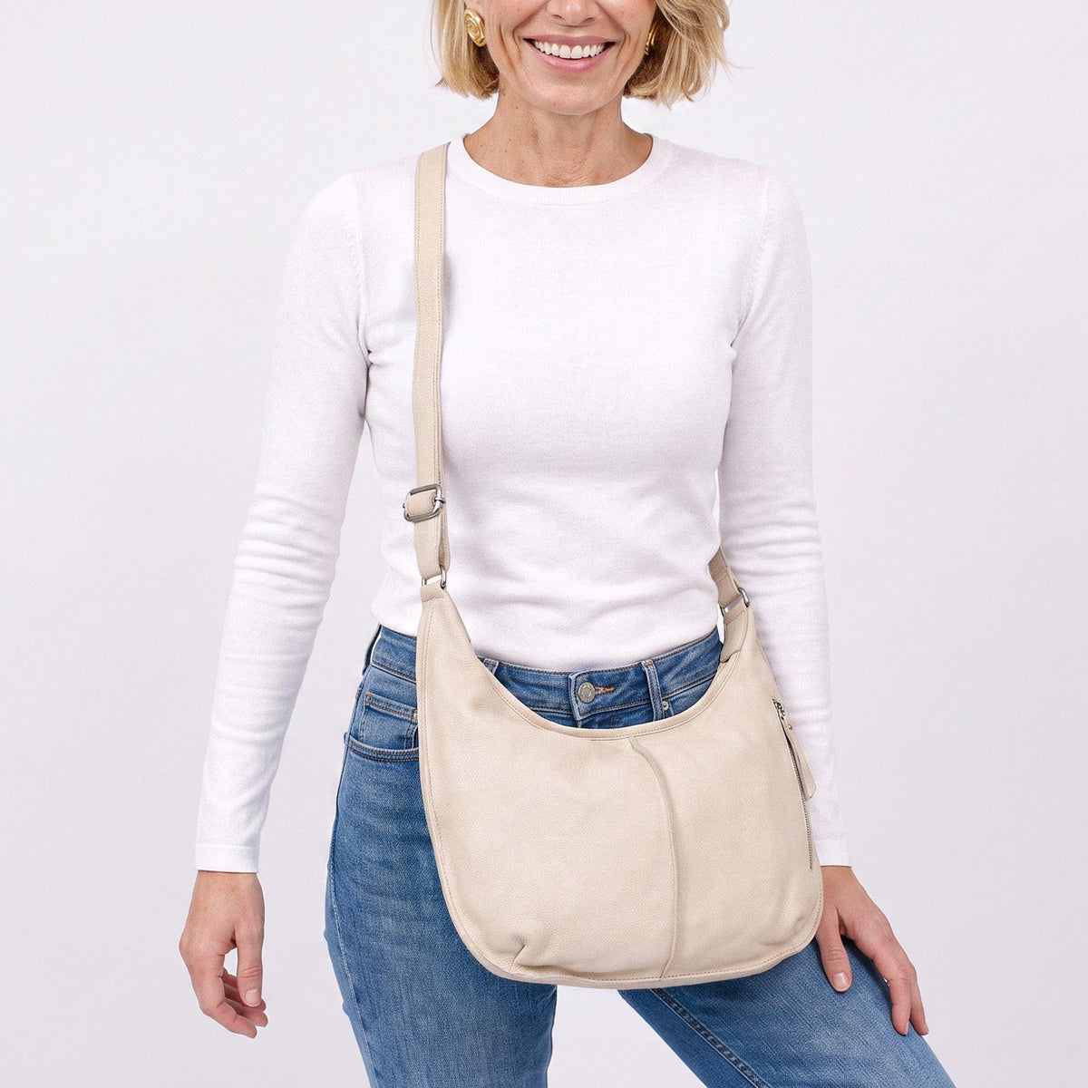 Jackson Leather Crossbody Bag