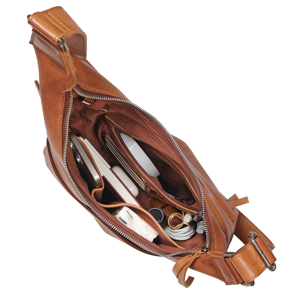 Alta Leather Crossbody Bag