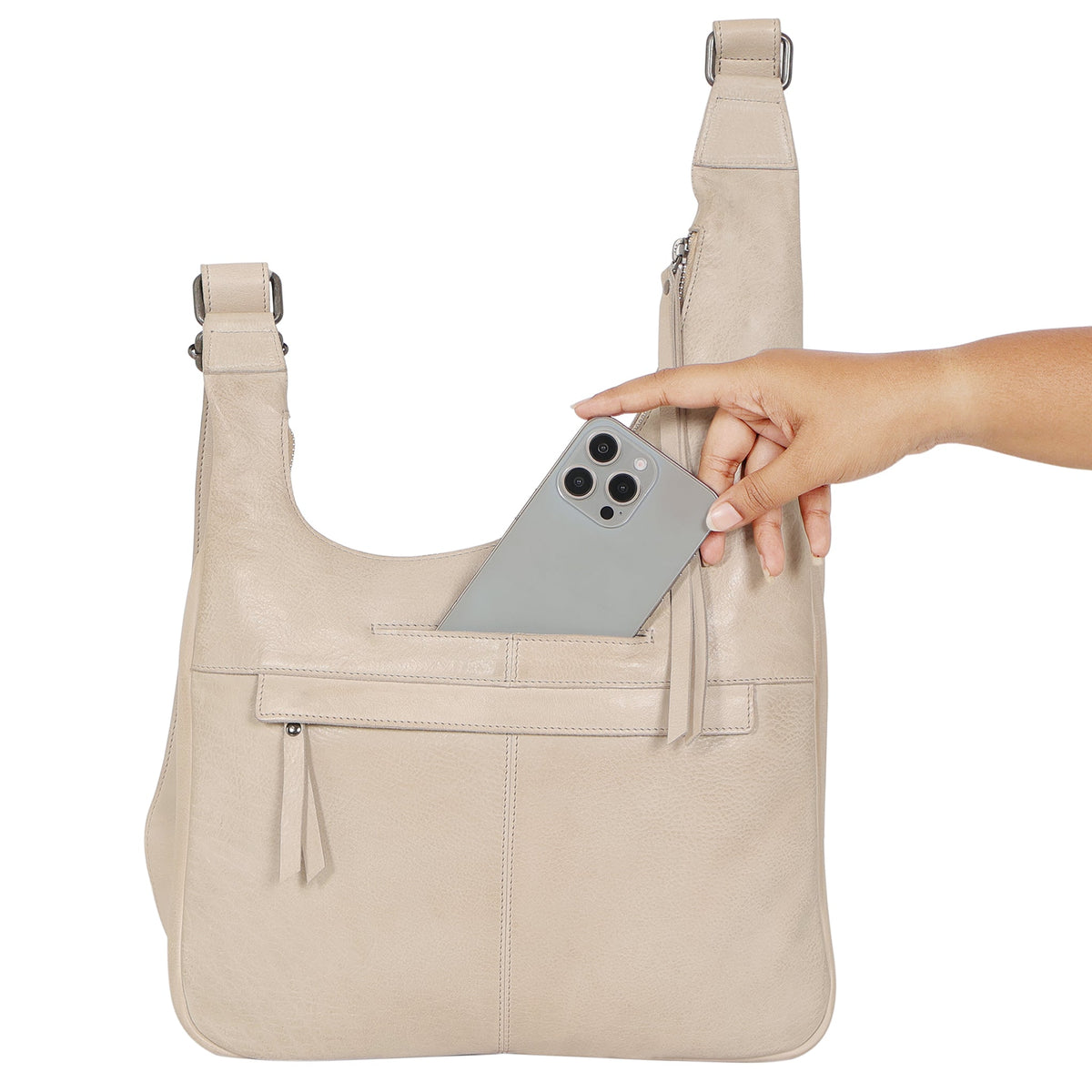 Alta Leather Crossbody Bag