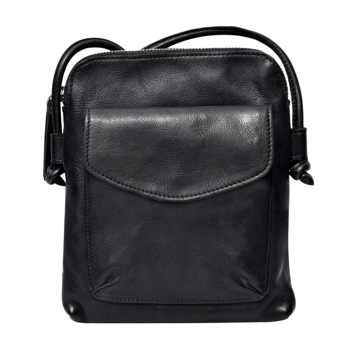 Ezra Leather Crossbody Bag