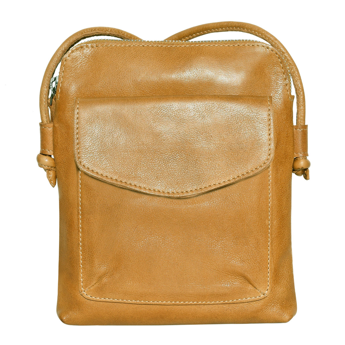 Ezra Leather Crossbody Bag