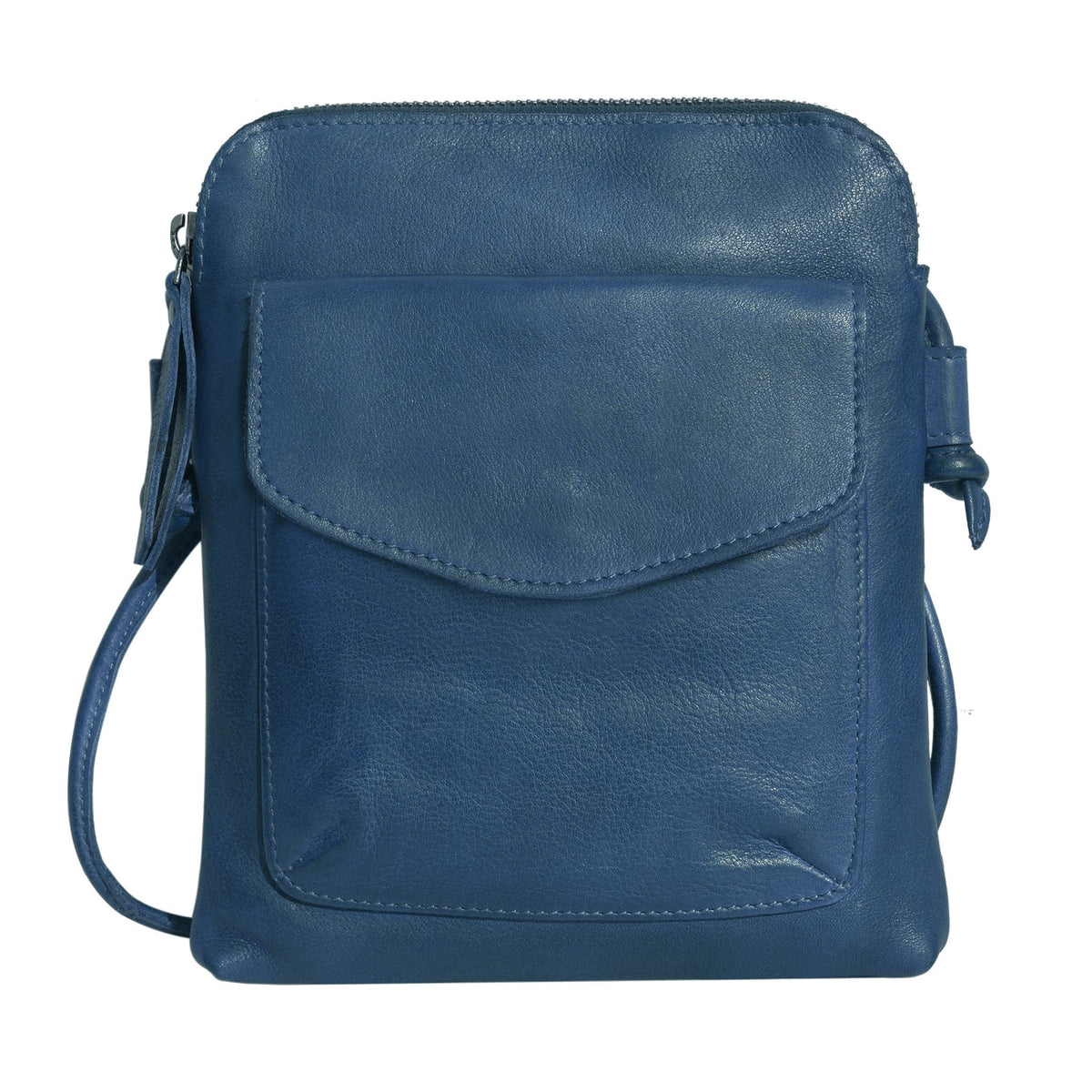 Ezra Leather Crossbody Bag