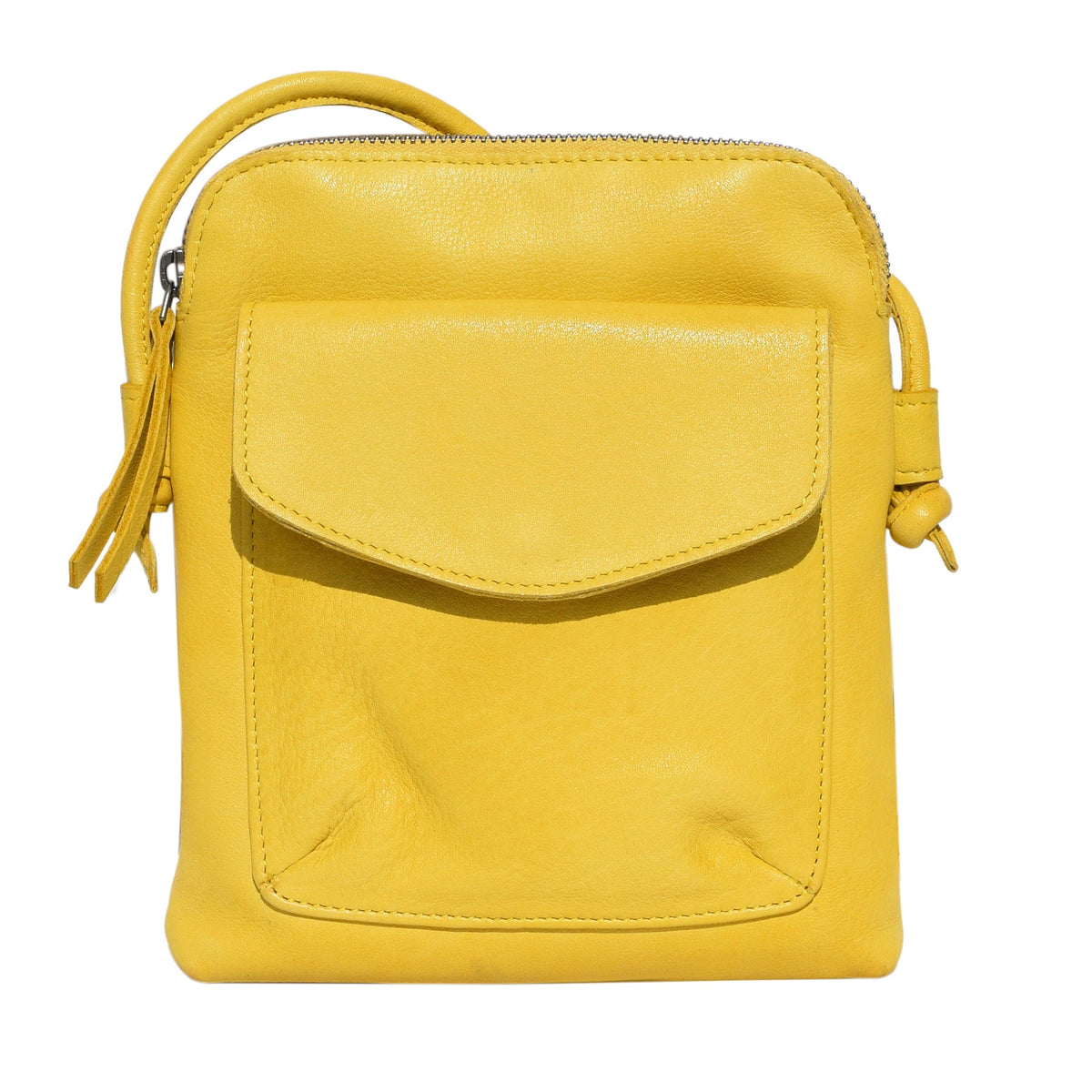 Ezra Leather Crossbody Bag