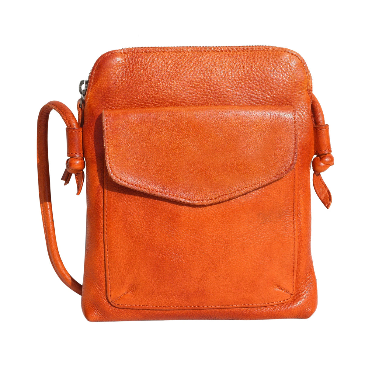 Ezra Leather Crossbody Bag