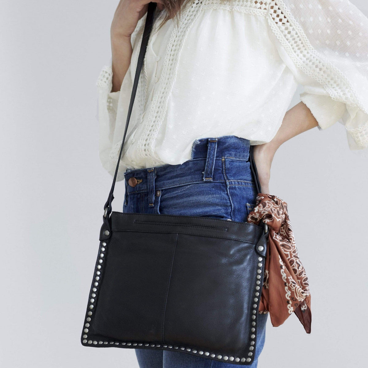 Gabriel Leather Crossbody Bag