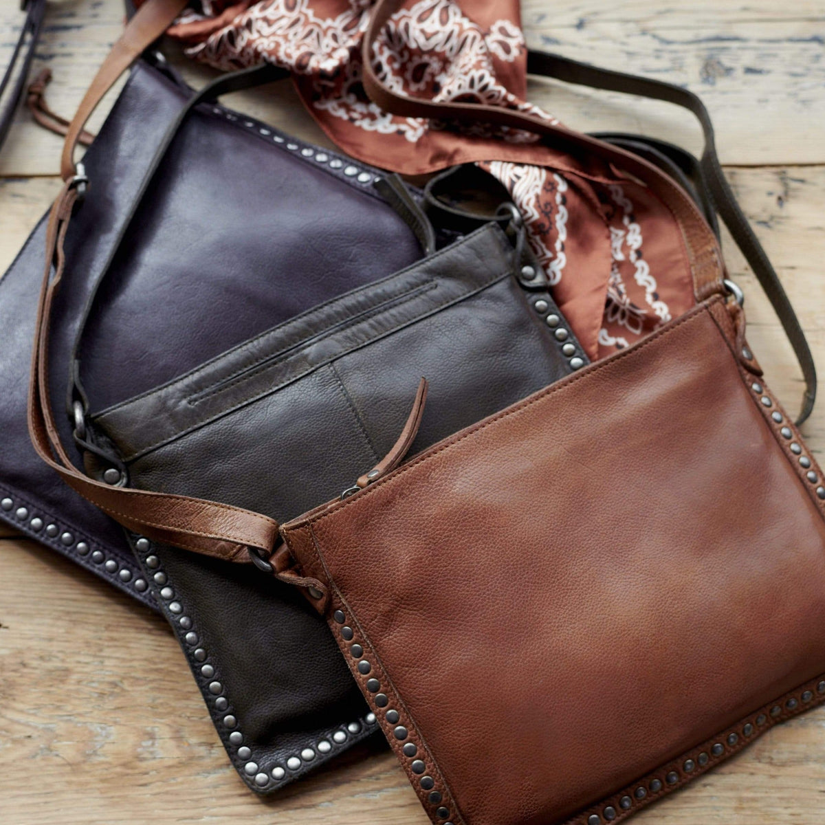 Gabriel Leather Crossbody Bag