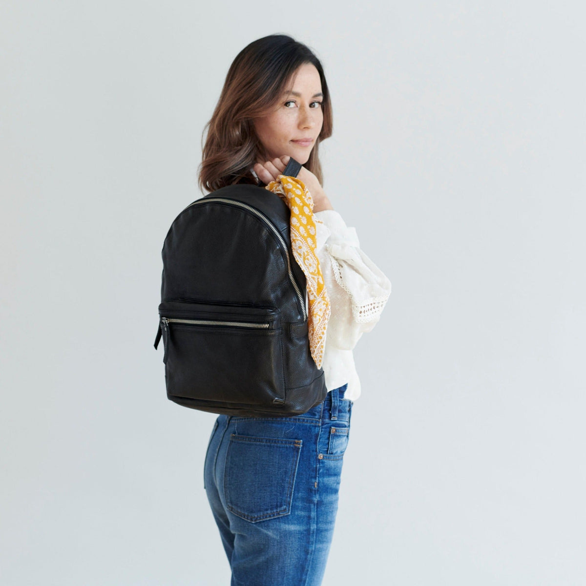 Baxter Leather Backpack