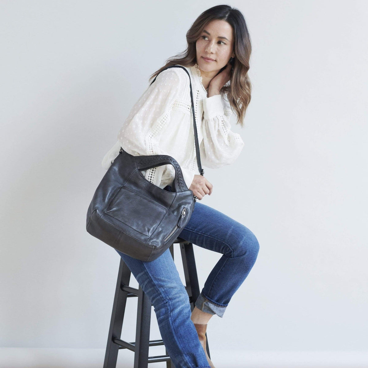 Mason Leather Crossbody Bag