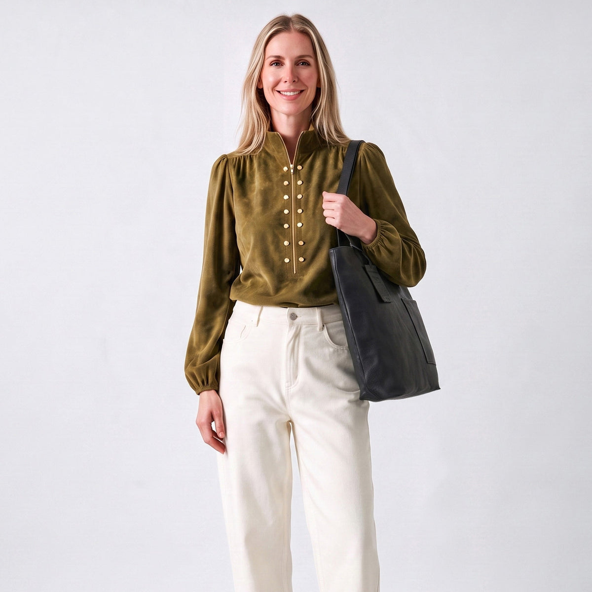Leon Leather Tote Bag
