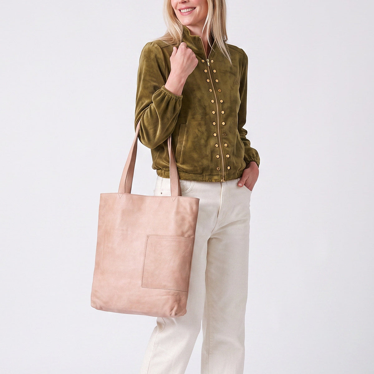 Leon Leather Tote Bag