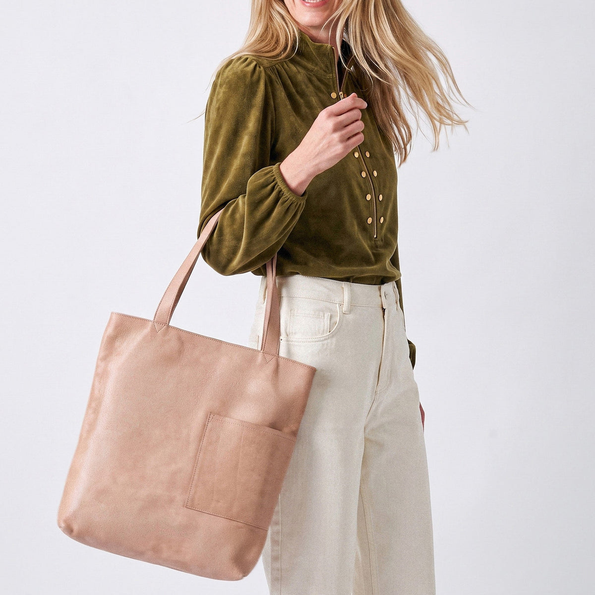 Leon Leather Tote Bag