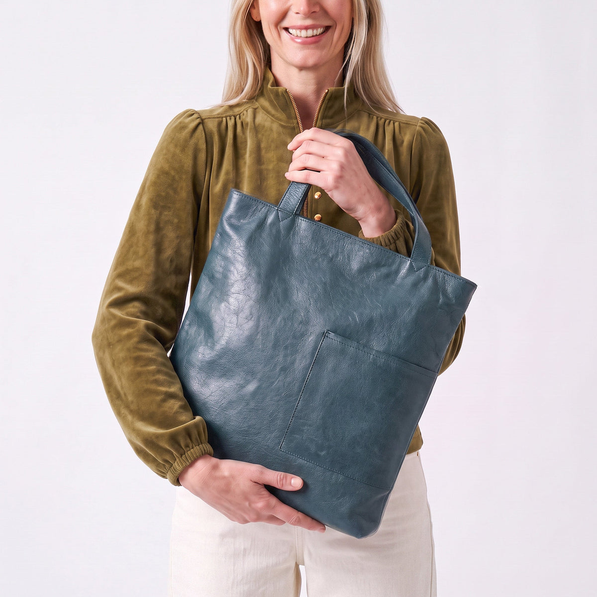 Leon Leather Tote Bag