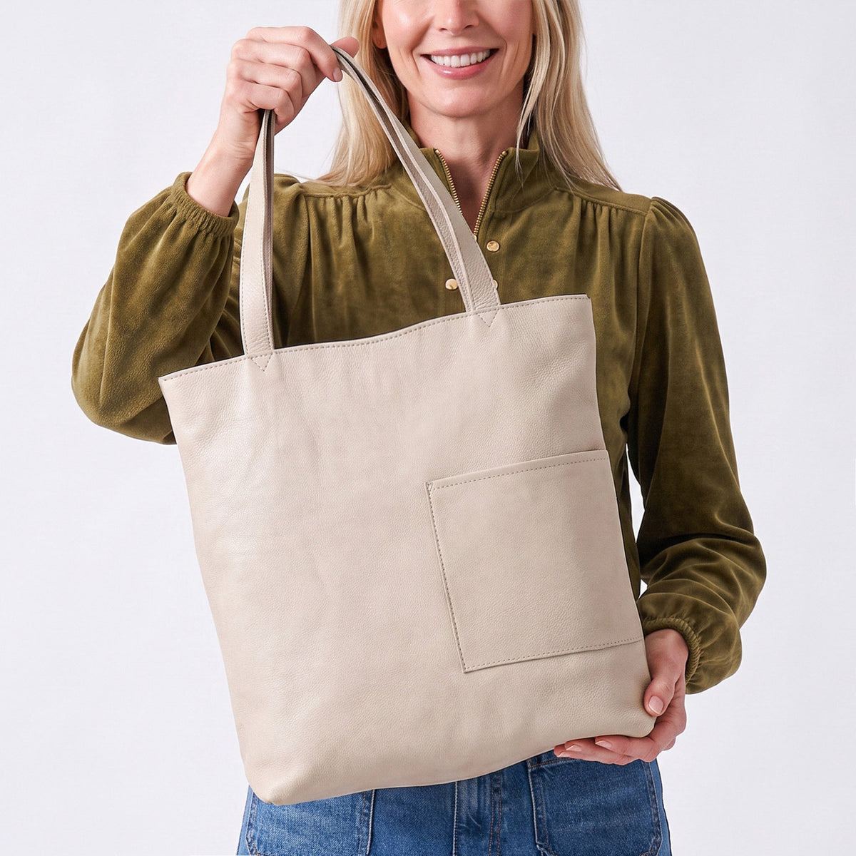 Leon Leather Tote Bag