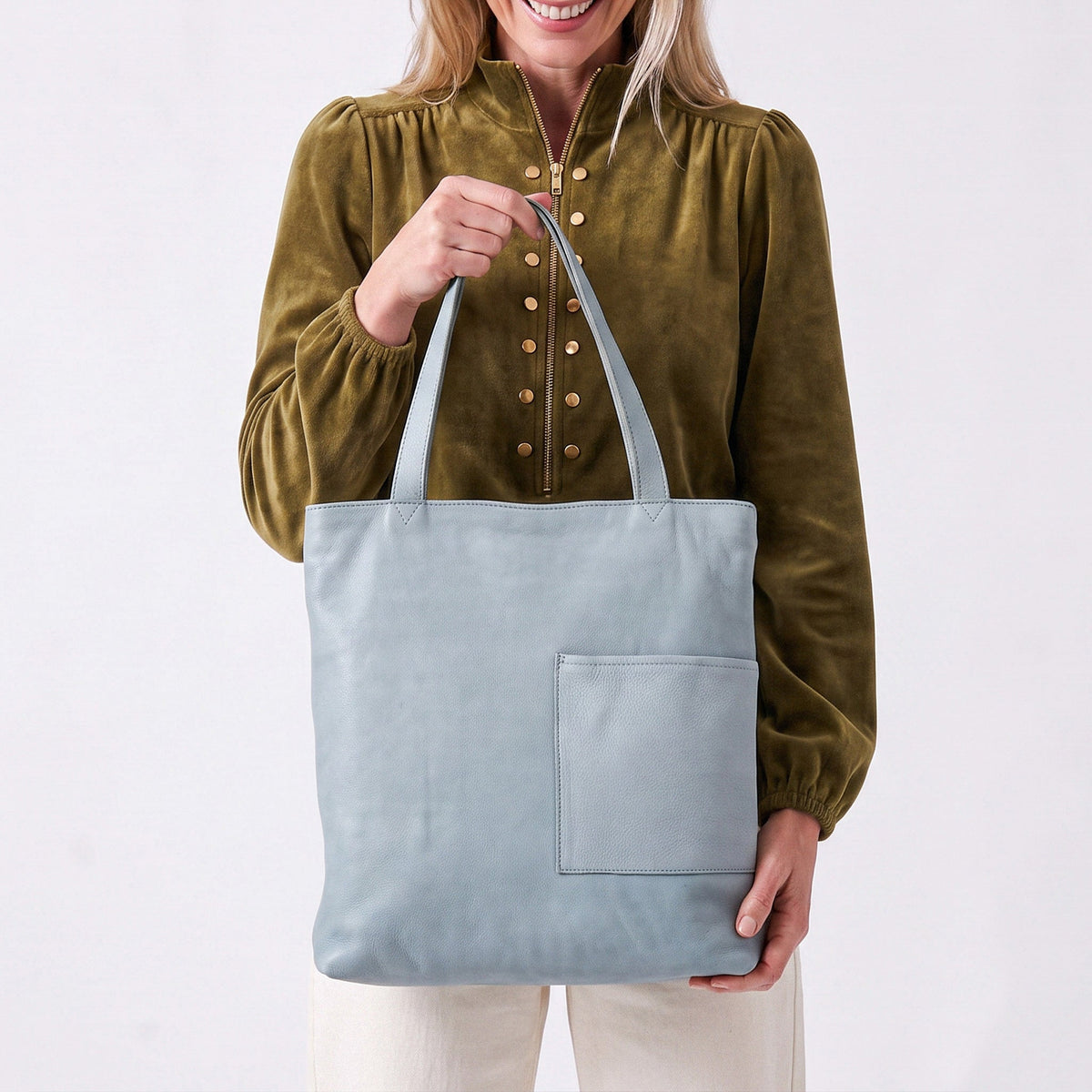 Leon Leather Tote Bag