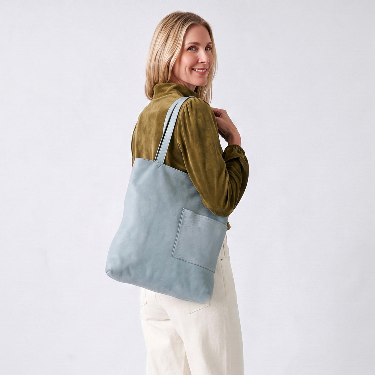 Leon Leather Tote Bag