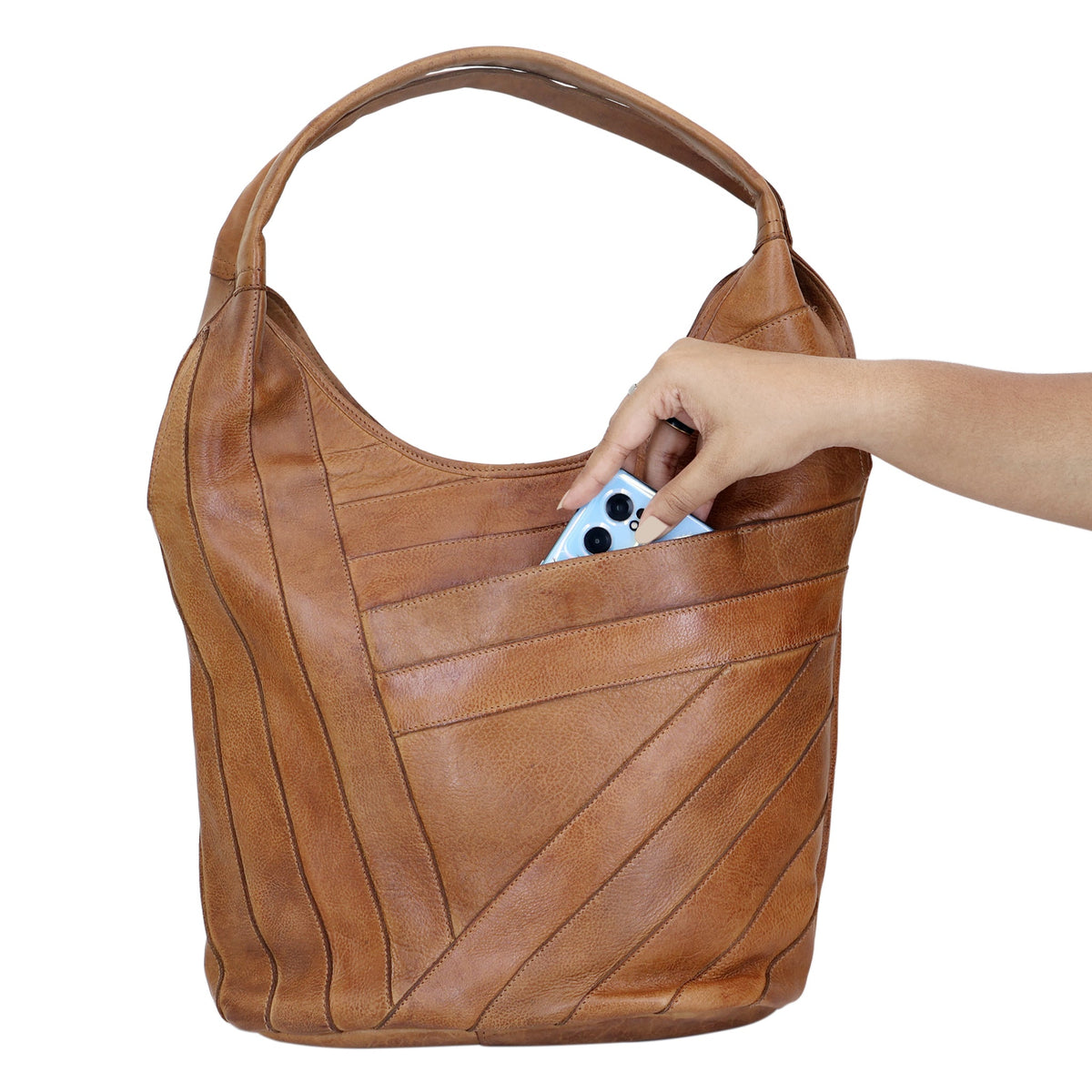 Kiki Leather Shoulder Bag