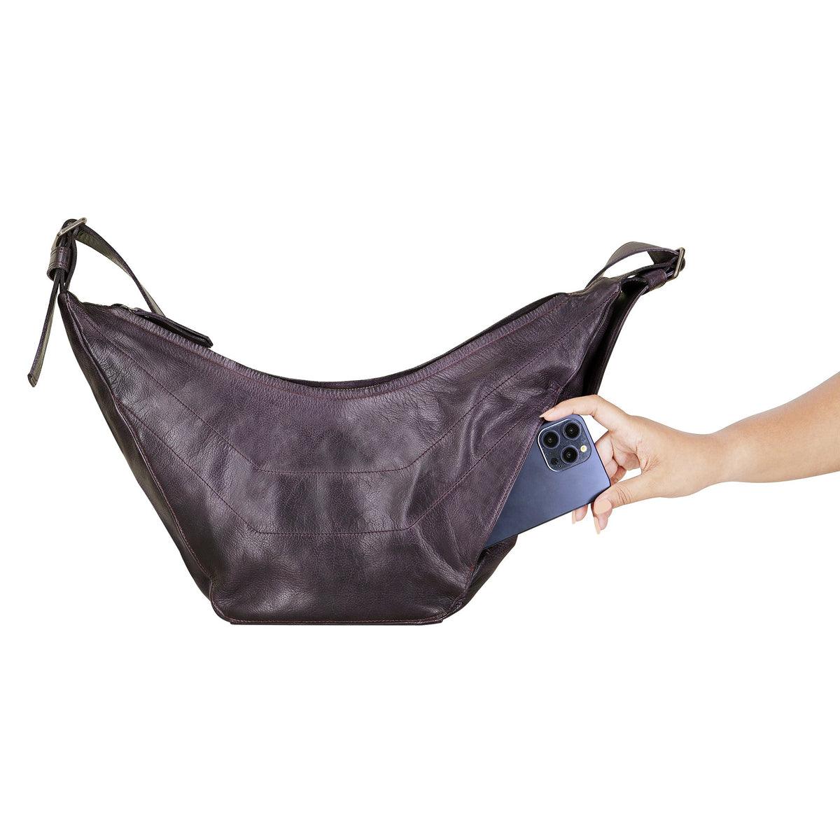 Boone Leather Sling Bag