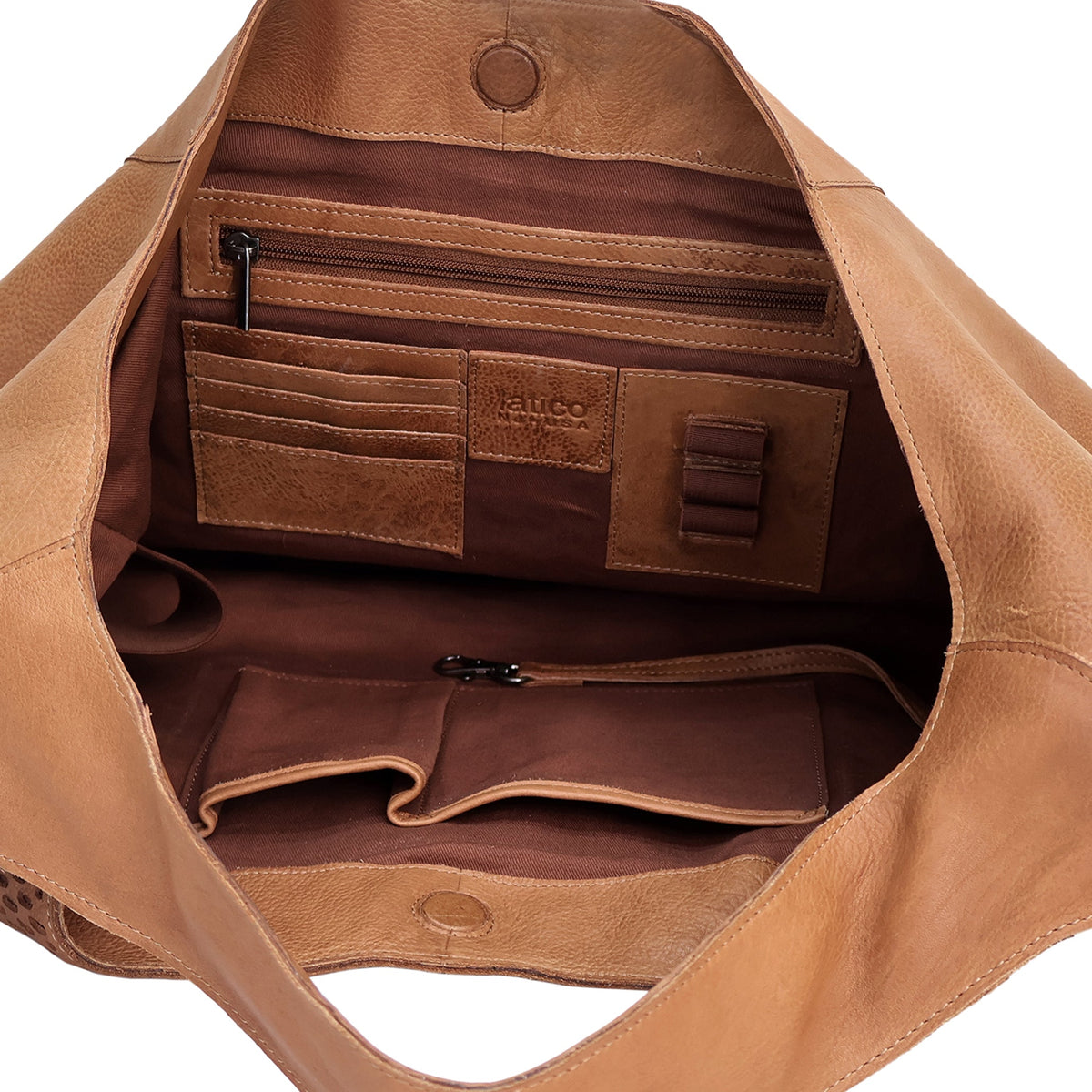Lindsey Laser Leather Tote Bag