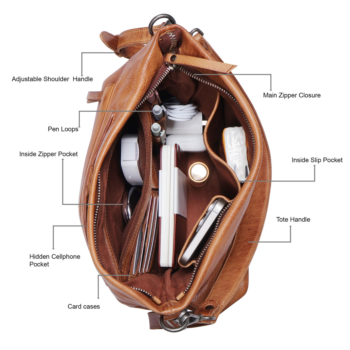 Gretchen Leather Crossbody Bag