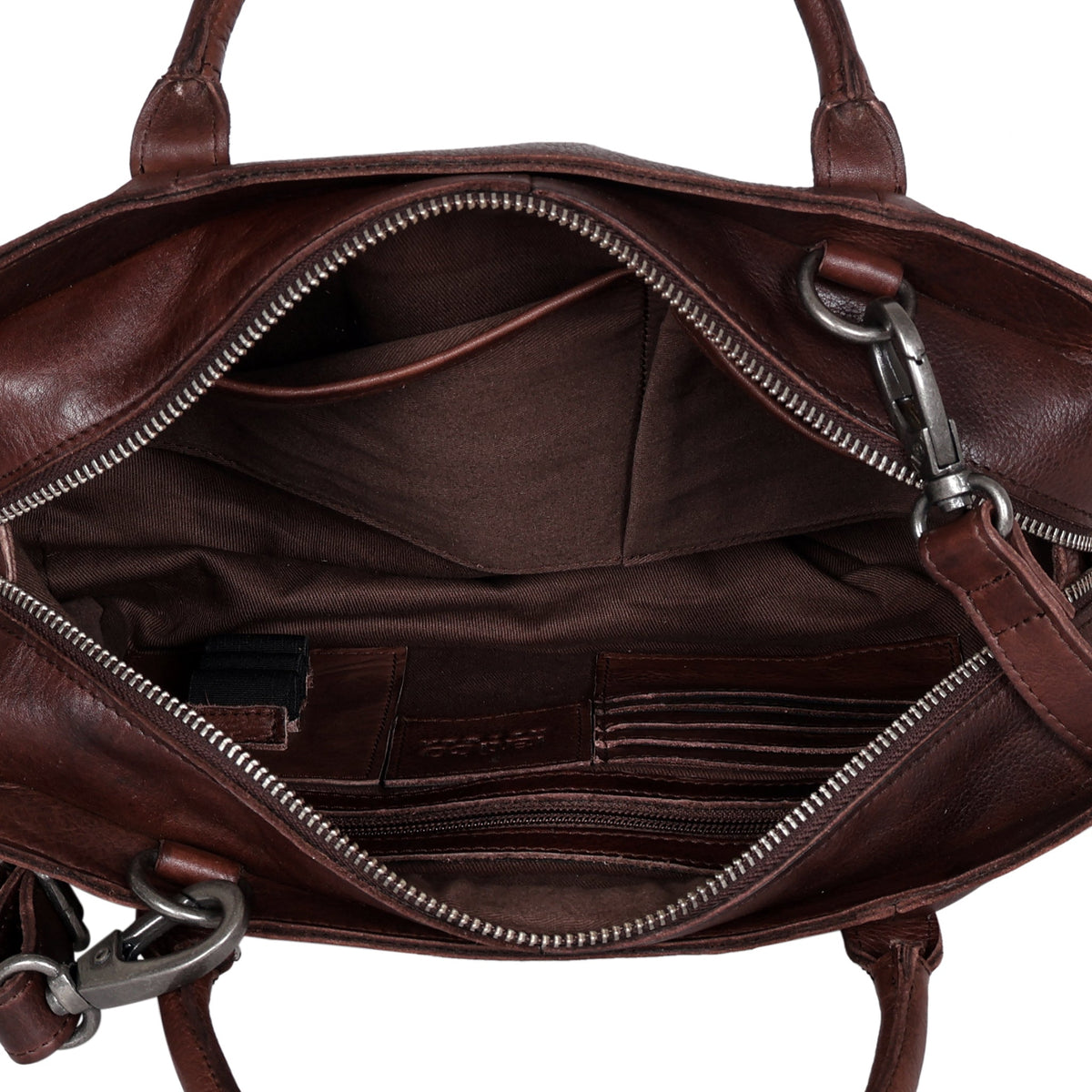 James Leather Crossbody Bag