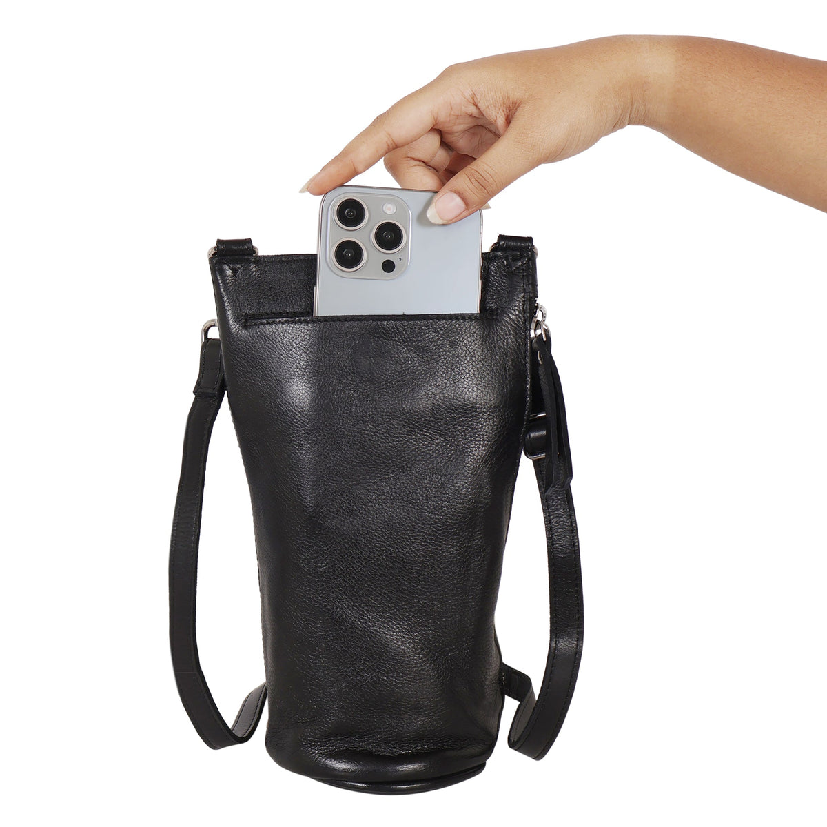 Tepper Leather Crossbody