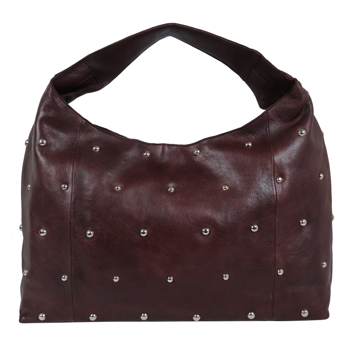 Lindsey Studded Leather Tote Bag