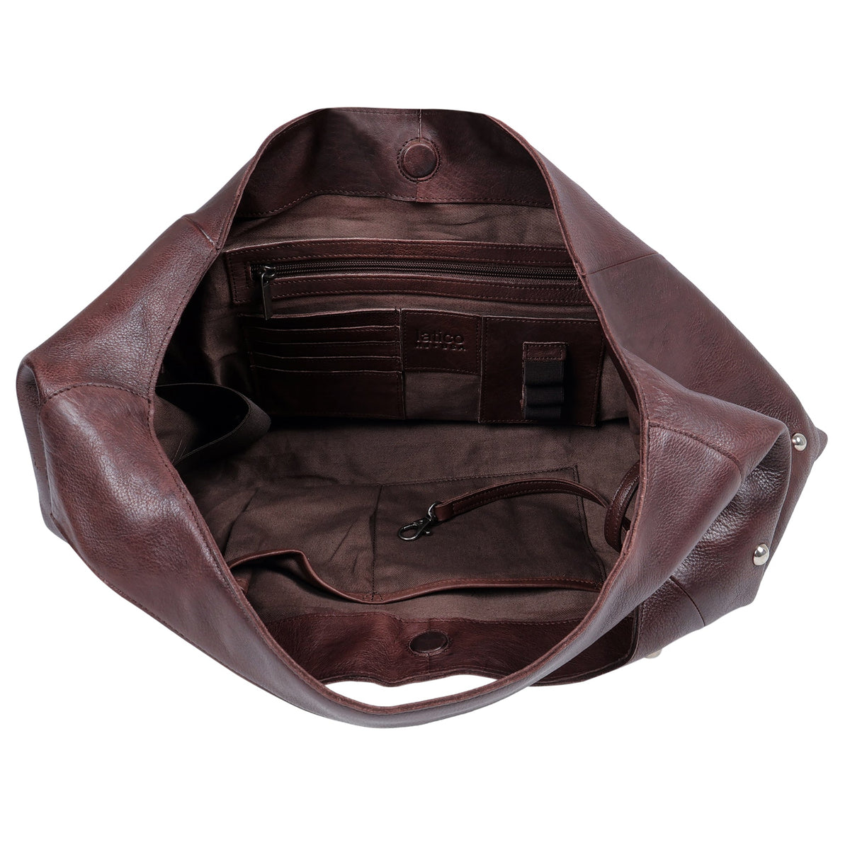 Lindsey Studded Leather Tote Bag