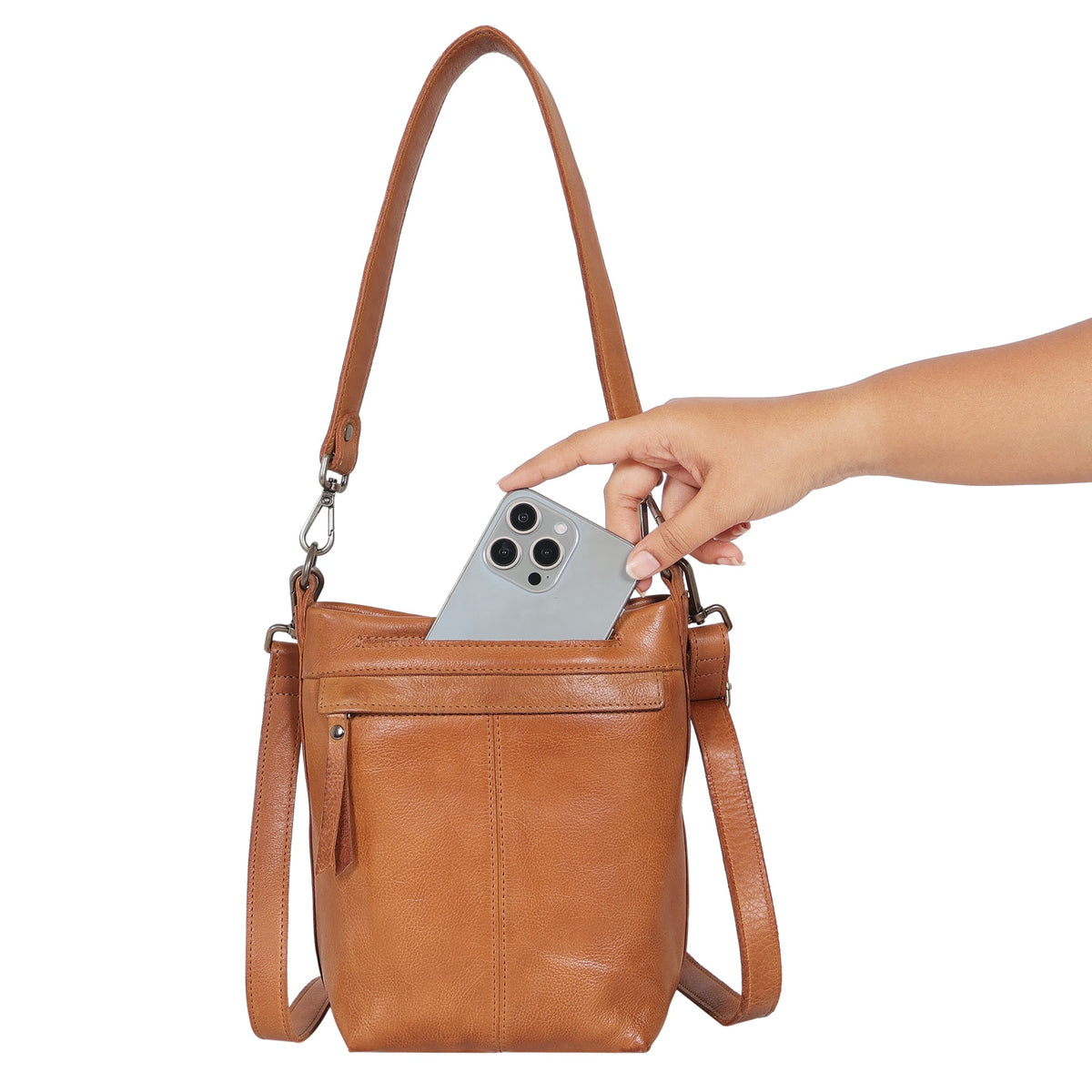 Fran Leather Crossbody