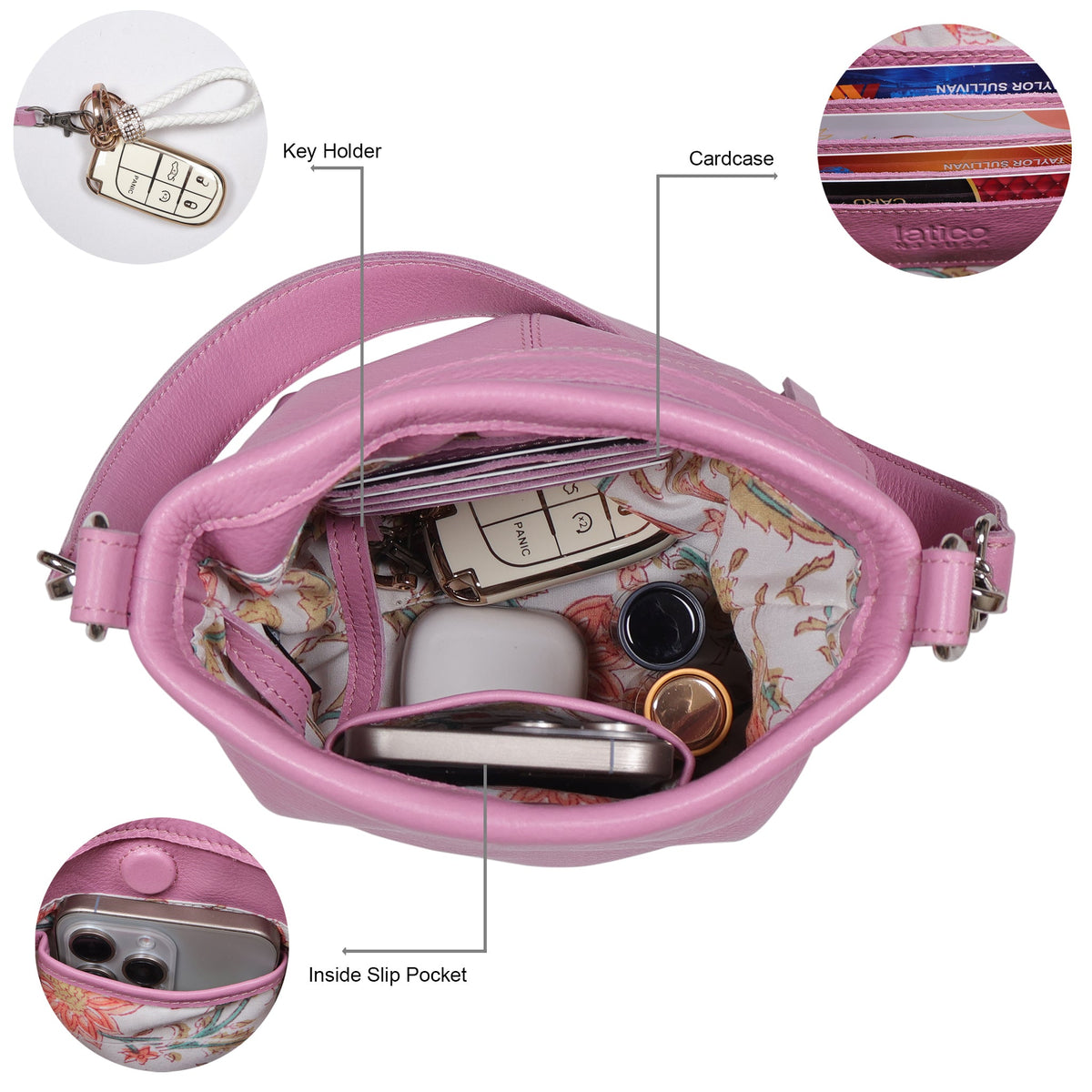 Fran Leather Crossbody