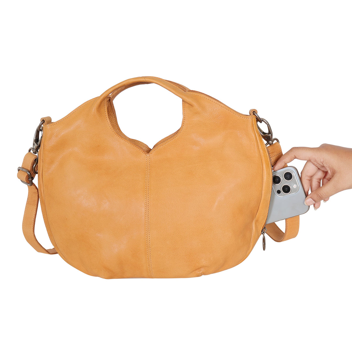 Darby Leather Crossbody Bag