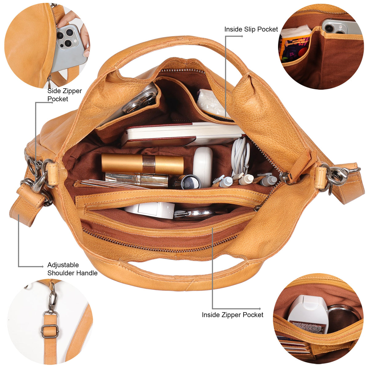 Darby Leather Crossbody Bag