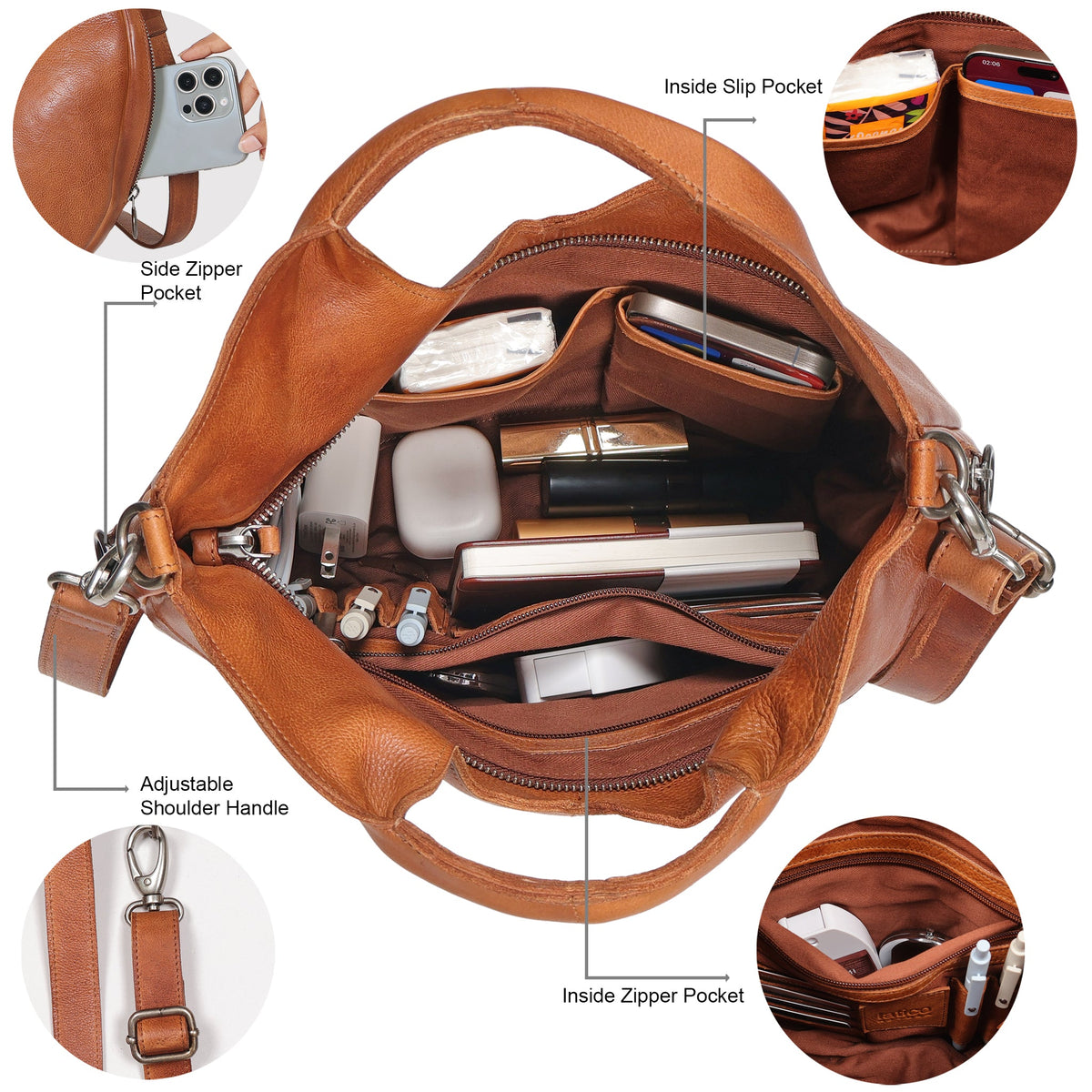 Darby Leather Crossbody Bag