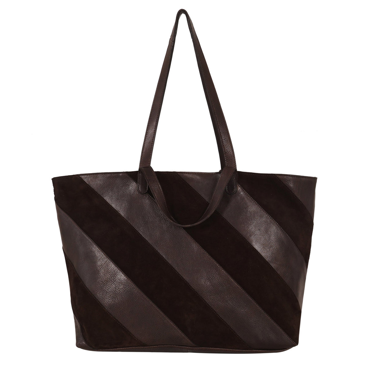 Tanya Suede Leather Tote Bag