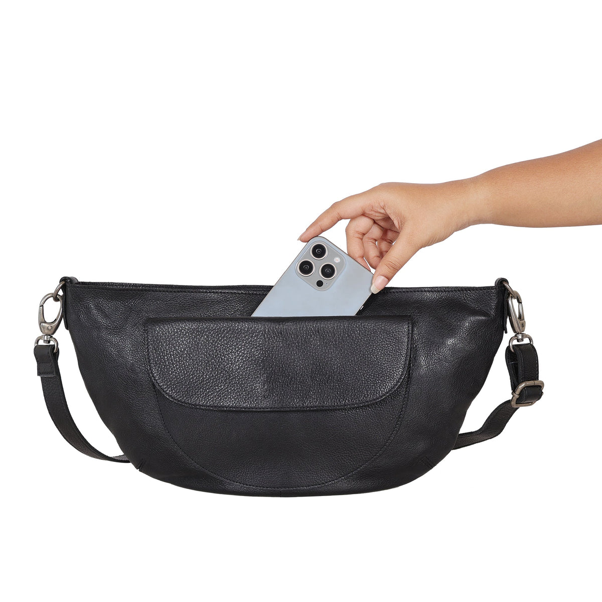 Coco Leather Sling Bag