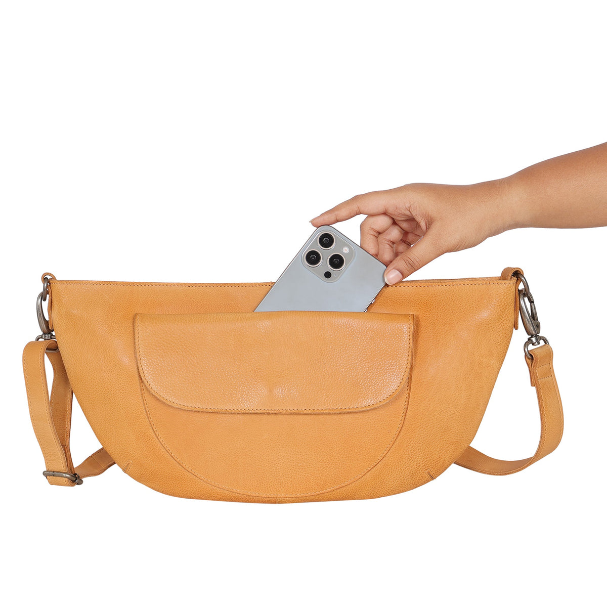 Coco Leather Sling Bag
