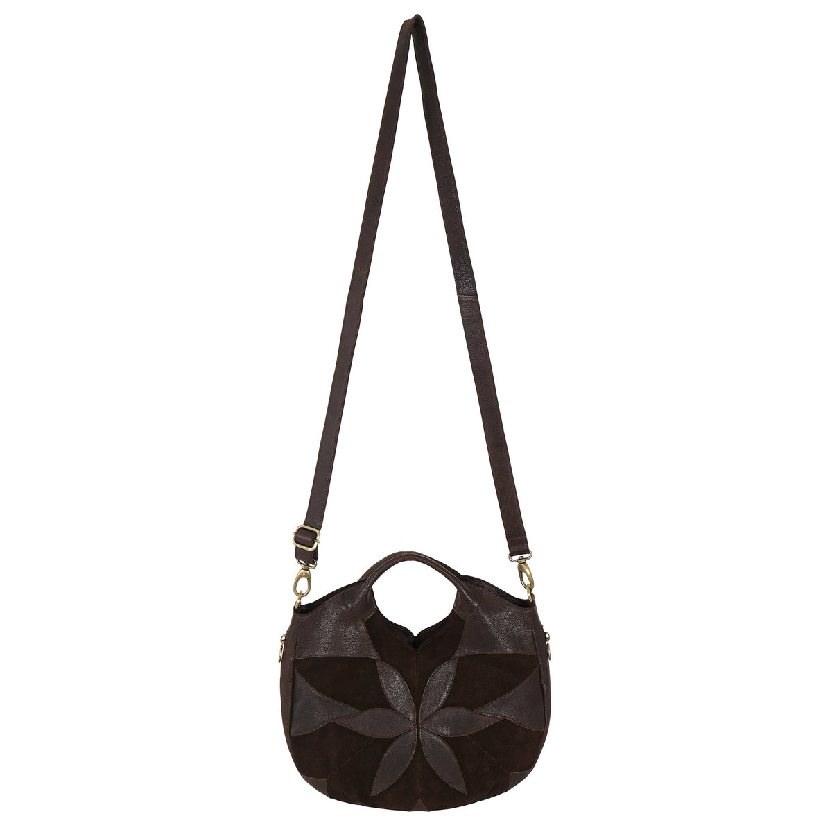 Darby Suede Leather Crossbody Bag