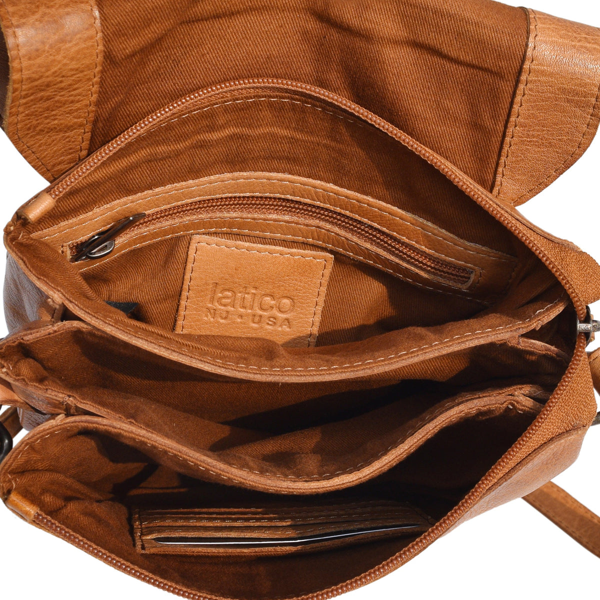 Peck Leather Crossbody Bag