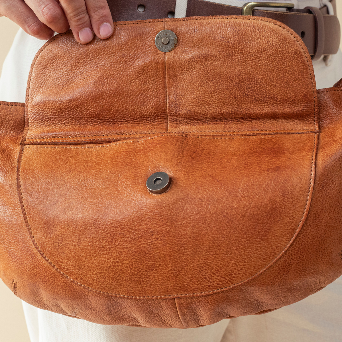 Coco Leather Sling Bag