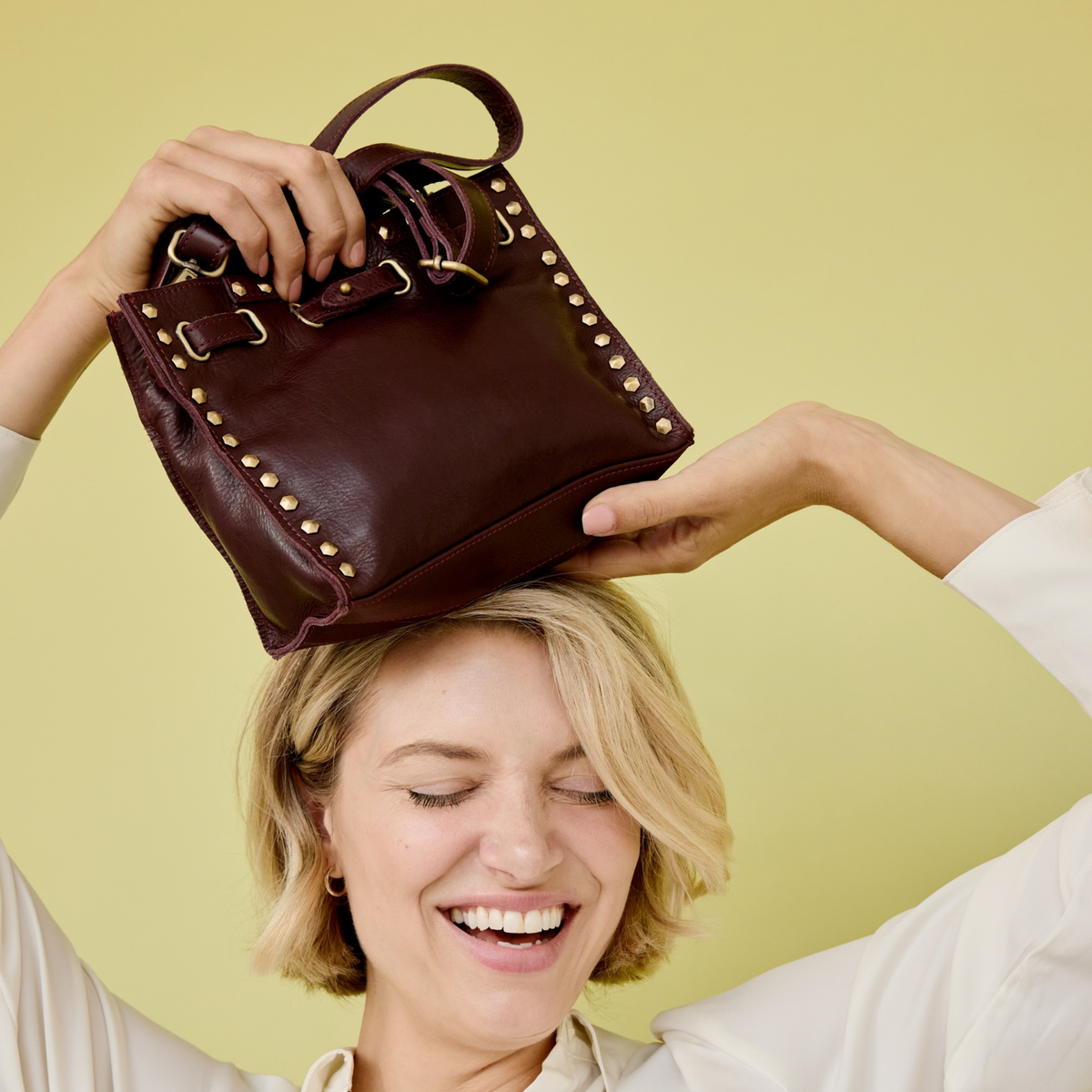 Malibu Milled Leather Crossbody Bag